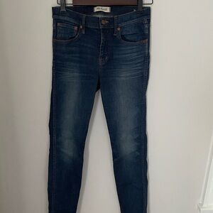 Madewell High-Rise Skinny Jeans in Polly Wash